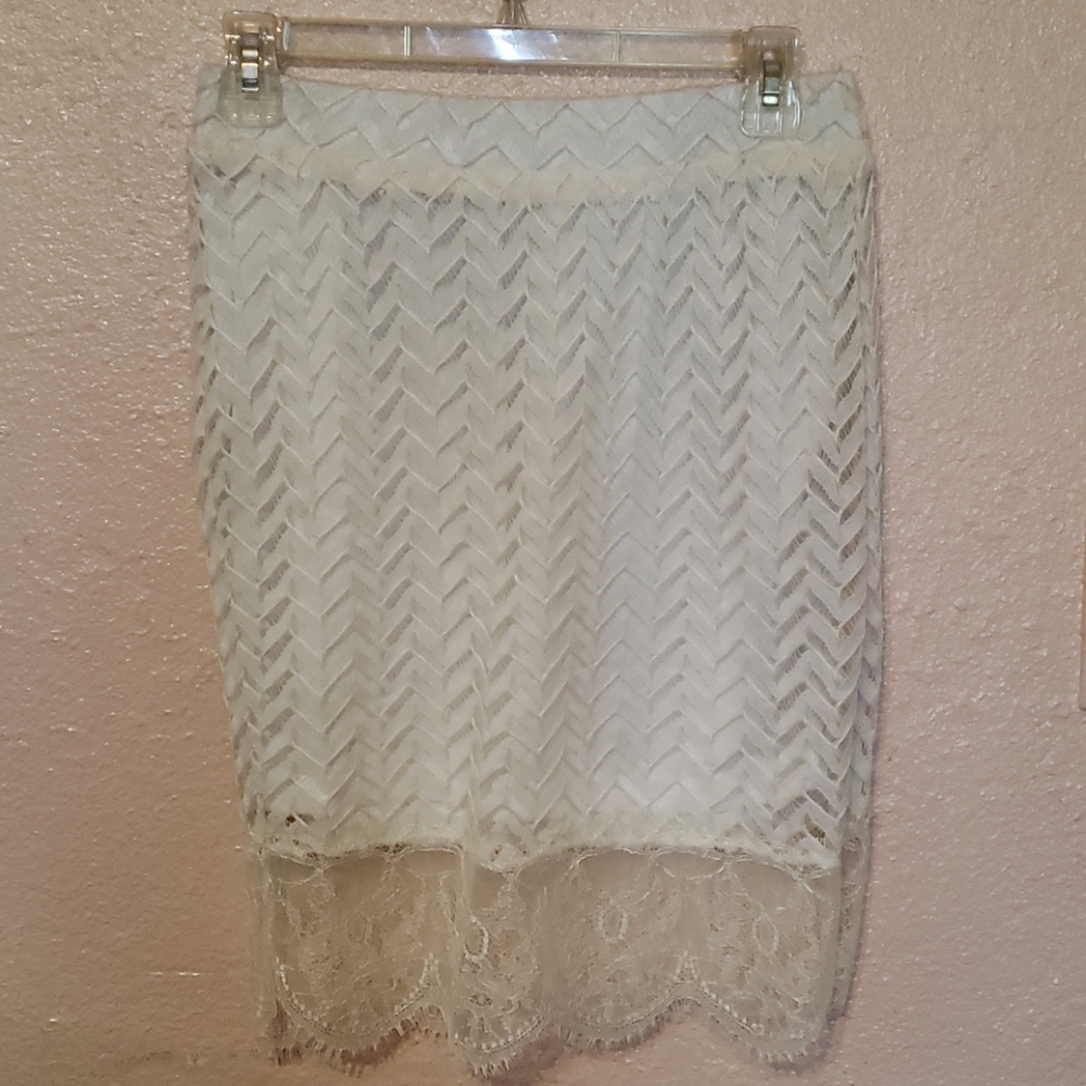 Women's white skirt